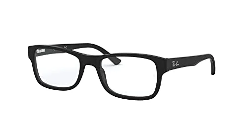 Ray Ban NEW Matte Black Rectangle Frames Metal Mens 56-17-150 Eyeglasses RX7017 2