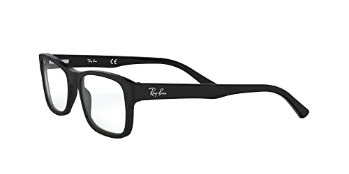 Ray Ban NEW Matte Black Rectangle Frames Metal Mens 56-17-150 Eyeglasses RX7017 3