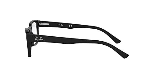Ray Ban NEW Matte Black Rectangle Frames Metal Mens 56-17-150 Eyeglasses RX7017 4