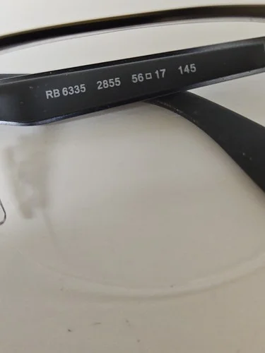 Ray Ban RB6335 2855 Eyeglasses Mens Frame Rectangle 56[]17-145 4