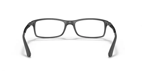 Ray Ban RB7017 5196 Black Rectangle Eyeglasses Frame 56-17 145 4