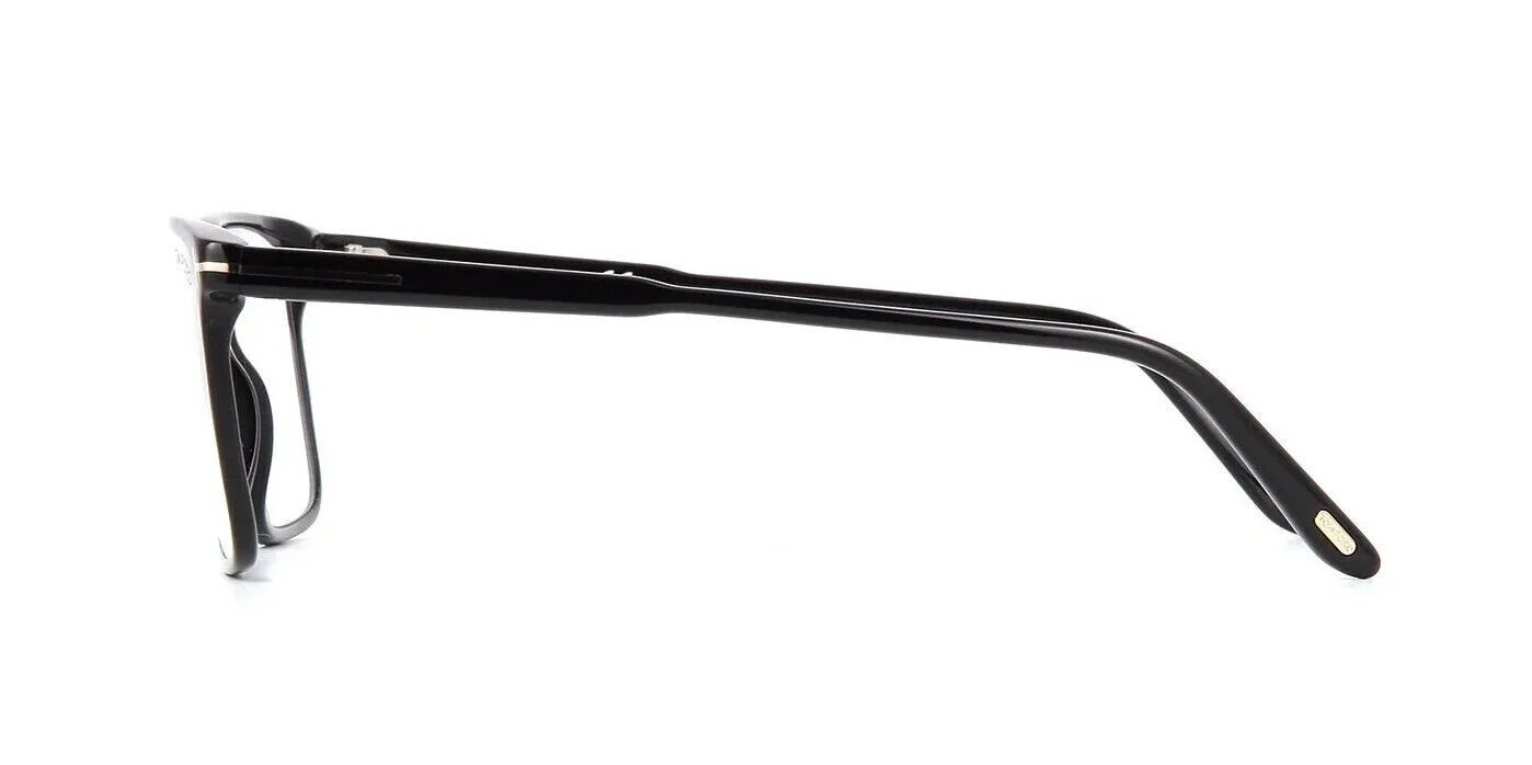 Tom Ford Eyeglasses FT 5696 B 001 Shiny Black Frame Clear Demo Lens 56mm New 4