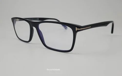 Tom Ford Eyeglasses NEW TF5681-B Color 001 Black Size 56 Square Large Men
