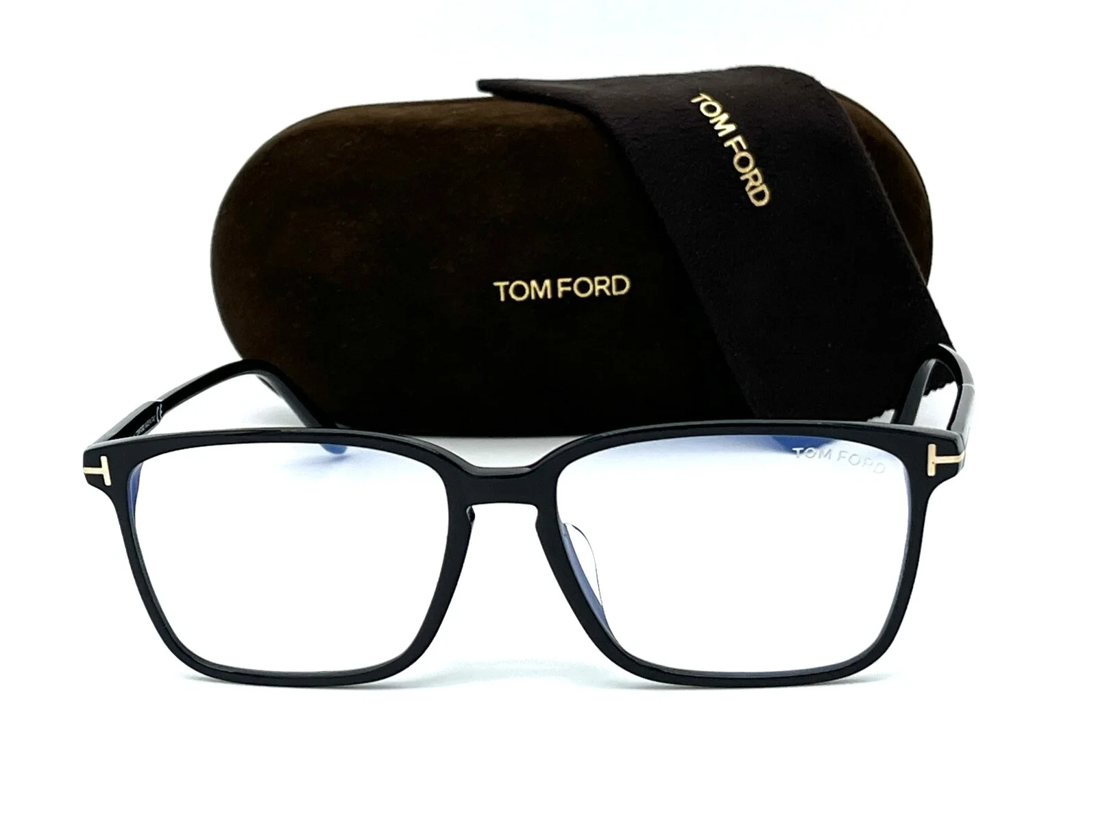 Tom Ford FT5696 F-B 001 Black / Demo Lens 56mm Eyeglasses TF5696 2