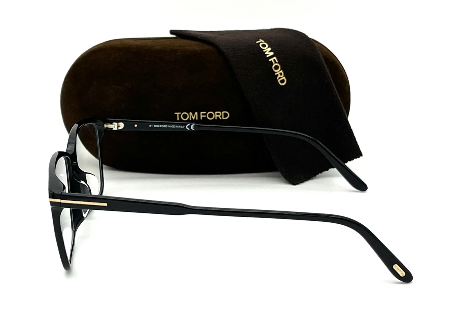 Tom Ford FT5696 F-B 001 Black / Demo Lens 56mm Eyeglasses TF5696 3